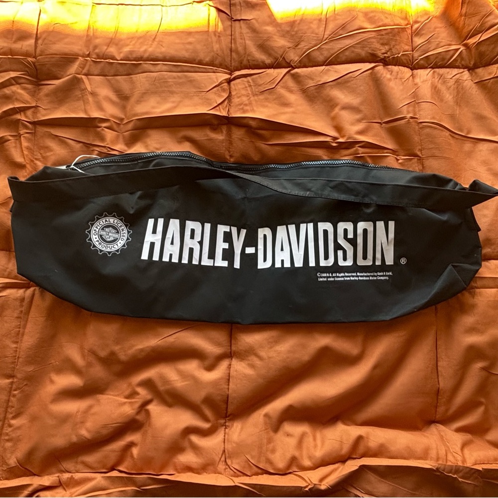 Harley Davidson black duffle bag